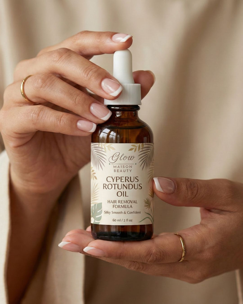 Cyperus Rotundus Oil™ | Aceite Corporal Reductor de Vello