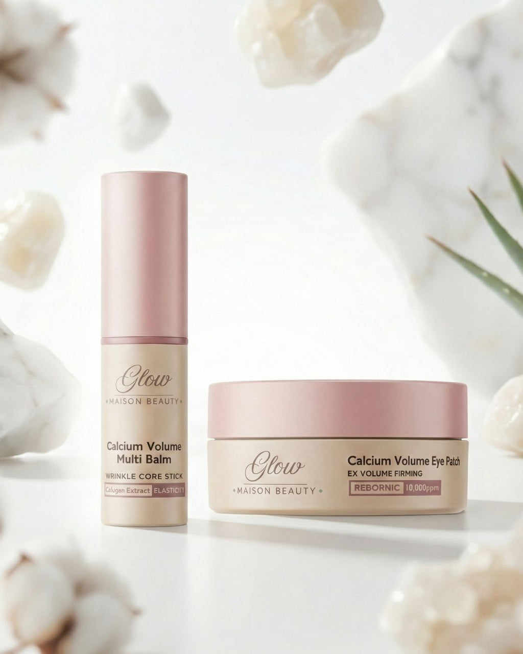 Calcium Volume Eye Patch + Multi Balm Set | Glow Maison Beauty