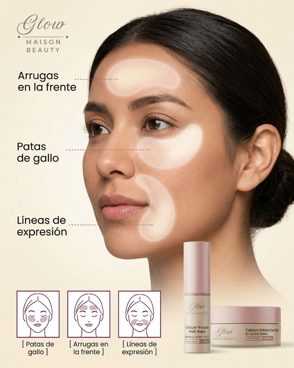 Calcium Volume Eye Patch + Multi Balm Set | Glow Maison Beauty