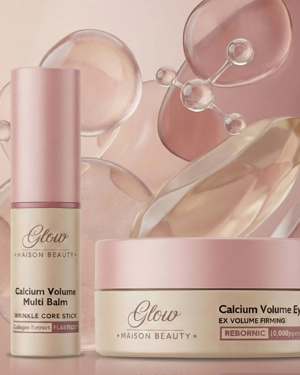 Calcium Volume Eye Patch + Multi Balm Set | Glow Maison Beauty