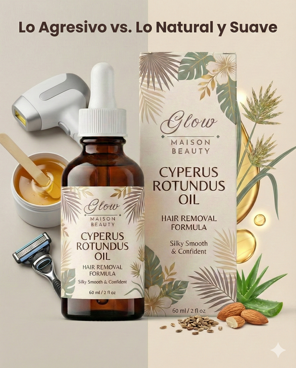 Cyperus Rotundus Oil – Glow Maison Beauty